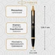 Кулькова ручка Parker IM 17 Black GT BP Тризуб з колосків 22032_T059y - изображение 2