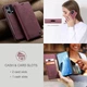 Чохол книжка з магнітом OPPO Reno7 CaseMe Wine (30857-42) - зображення 4