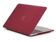 Защитный матовый бордовый чехол Matte Hard Shell Case для MacBook New Air 13" матовая накладка для Макбук Эир - изображение 1