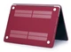 Защитный матовый бордовый чехол Matte Hard Shell Case для MacBook New Air 13" матовая накладка для Макбук Эир - изображение 5