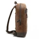 Рюкзак городской кожаный Tom Stone 915 R для ноутбука 15.6" рыжий + кожаный картхолдер в подарок - изображение 4