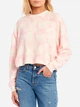 Свитшот на флисе женский Levi's 354138098 XXL Розовый с принтом (1159781767) - изображение 1
