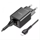 Зарядное устройство Hoco Lightning Cable Maker dual port charger set N25 |2USB, 2.1A| black - изображение 1