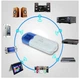 Блютуз USB приемник аудио адаптер для авто/музыкальный центр mp3 звук работает без AUX (681829921) Белый - изображение 4