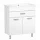Тумба с умывальником RJ VELUM RJFU037-4160WHSET, 60 см, белый - изображение 1