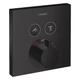 Внешняя часть смесителя скрытого монтажа HANSGROHE SHOWER SELECT 15763670, черный - изображение 1