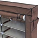 Тканевый шкаф HCX обувный «T2712 brown» 118х30х110 см Коричневый (2712BR) - изображение 5