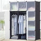 Пластиковый складной шкаф HCX Storage Cube Cabinet «МР 312-62» Черный (31262) - изображение 2