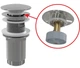 Донный клапан для умывальника ALCA PLAST CLICK/CLACK 5/4"A392C цельнометаллический (8595580561543) - изображение 2