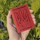 Кожаная обложка на id паспорт, для документов (права, техпаспорт) Villini 017 Красный - изображение 6