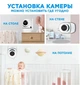 Беспроводная WiFi радионяня/видеоняня YCC365 UKC камера видеонаблюдения с датчиком движения, ночным видением microSD Белая UKC (ART:4849 v.2) - изображение 8