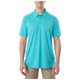 Тактическое поло 5.11 Paramount Short Sleeve Polo 41221 Large, Scuba Blue Heather - изображение 1