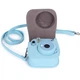 Камера моментальной печати Fujifilm Instax Mini 11 Blue + Чехол + Фотоальбом 128 + Фотопленка 20 шт + Фоторамка +Наклейки 30 шт - изображение 5