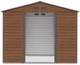 Садовий будинок металевий MONTREAL 9x8 Walnut 003397 коричневий - зображення 3