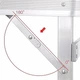 Стол-чемодан складной усиленный для пикника Folding Table с четырьмя стульями, Коричневый - изображение 5