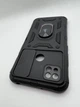 Противоударный чехол Defense Ring для Xiaomi Redmi 10A с кольцом Черный - изображение 3