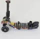 Самокат із сидінням 5 в 1 Best Scooter 34760 кошик батьківська ручка чорний - зображення 5