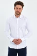 Сорочка однотонна Trend Collection 40601 Білий S - зображення 5