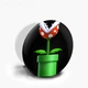 Попсокет (Popsockets) держатель для смартфона Цветок-пиранья (8754-4024-WT) Белый - изображение 5