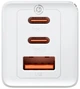 Ładowarka sieciowa Baseus GaN5 Pro 65W 2 x Type-C + USB + Cable Type-C to Type-C 100W Biały (CCGP120202) - obraz 5
