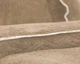 Плед-покривало турецьке ultra soft Zeron 220х240 з наволочками Зигзаг беж - зображення 2