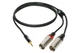 Кабель комутаційний KLOTZ KY9-180 MINILINK PRO Y-CABLE 1.8 M BLACK (234500) - изображение 2