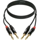 Кабель комутаційний KLOTZ KT-JJ150 MINILINK PRO STEREO TWIN CABLE 1.5M (229819) - зображення 1