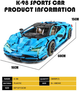 Конструктор блоковий спортивна машина велика модель машини Lamborghini Centenario TECHNICIAN для дітей - зображення 4