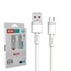 USB кабель для зарядки и синхронизации XO NB-Q166 5A USB-Type-C 1М Белый - изображение 3