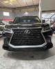 Комплект обвеса Lexus LX570 2015- стиль 2021 черный цвет (юбка передняя и задняя, решетка) KINDLE для Lexus LX 570 2015- (7461) - изображение 3