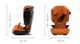 Автокрісло Britax Romer Kidfix i-size Galaxy Black гр. 2-3 4-12 років 2000037173 - зображення 9
