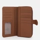 Кошелек женский кожаный для карточек Laras K101090capp Коричневый (ROZ6400175020) - изображение 5