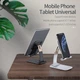 Держатель для телефона Essager Knight Foldable Desk Mobile Phone Holder Stand White (EZJZM-QS02) - изображение 3