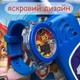 Дитячий наручний годинник з підсвіткою Щенячий патруль, годинник з героями мультфільму Paw Patrol Маршал,Гонщик,Крепиж P359.AW - зображення 4