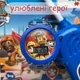 Дитячий наручний годинник з підсвіткою Щенячий патруль, годинник з героями мультфільму Paw Patrol Маршал,Гонщик,Крепиж P359.AW - зображення 6