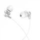 Наушники металлические Hoco M98 Delighted metal With Microphone белые - изображение 5
