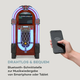 Музичний автомат ретро стиль караоке сенсорний екран Graceland Touch Jukebox 12-дюймів Auna Android 6.0.1 WLAN з Німеччини - зображення 6