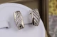 Сережки Xuping Jewelry жалюзі 1.8 см сріблясті - зображення 1