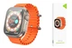Умные смарт часы Borofone BD3 Ultra 49mm Smart Watch смарт-часы с функцией звонка украинское меню серебристые - изображение 4
