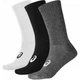 Носки Asics Crew Sock 43-46 3 пары (155204-0701) white/gray/black - изображение 1