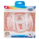 Набор детской посуды Canpol babies Cute Animals Котик Розовый 5 предметов (4/401_pin) - изображение 8