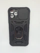 Противоударный чехол Defense Ring для Apple iPhone 11 Pro Max с кольцом Черный - изображение 1