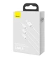 Кабель потрійний 3 конектори Baseus Superior Series USB to M+L+C 1.5m - зображення 2