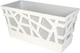 Вазон Idel Flowerbox 40 см Сірий/білий (730034) - зображення 1