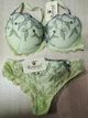 Комплект кружевного женского белья Польша PUSH-UP Konrad lingerie LEYLA 99-235 80C Салатовый - изображение 1