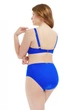 Купальник жіночий роздільний великих розмірів Marc&Andre Collection Solid L1714-YP-492 42D синій - зображення 2