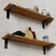 Полкотримач універсальний Loft HomeDeco Г-образний чорний 150х150 мм - зображення 4