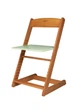 Стул деревянный растущий с подножкой Мастерская ПАПЫ КАРЛО Woody Pastel Green - изображение 2