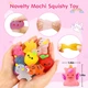 Набор игрушек-сюрпризов антистресс Сквиши с блестками 10 штук - Mochi Squishy Glitter . Есть ОПТ - изображение 1