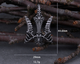 Кулон подвеска Vikings Poseidon тризуб Посейдона, герб Украины с цепочкой - Silver - изображение 7
